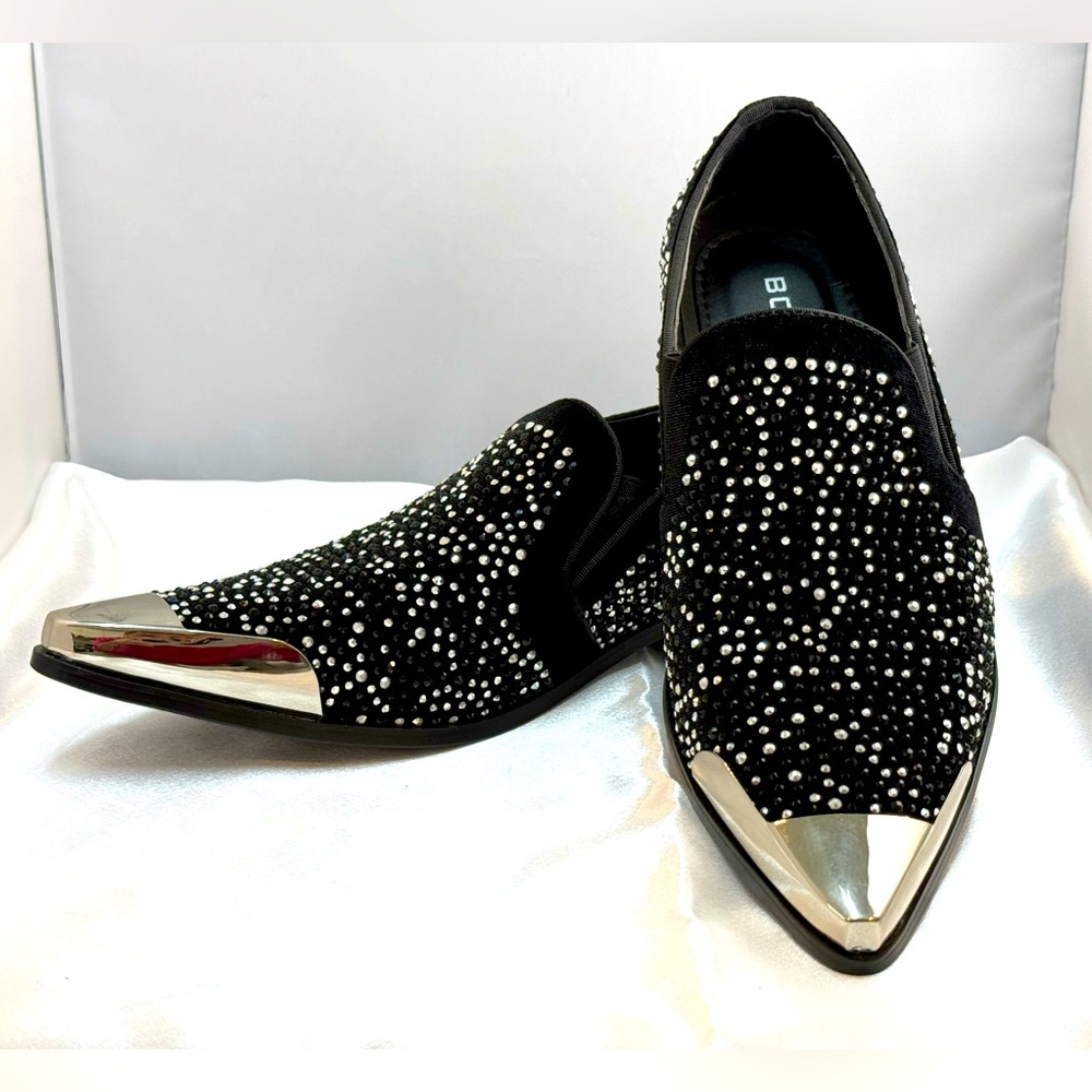 Bolano men’s rhinestone loafer. US size 9